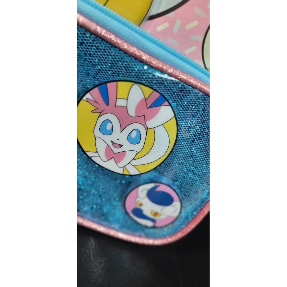 Bioworld Pokemon Pink Mini Multi Pokémon  Backpack Pikachu